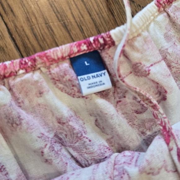 Old Navy Linen/Rayon Summer Dress w/Pockets - Worn Maybe Once - Picture 3 of 5